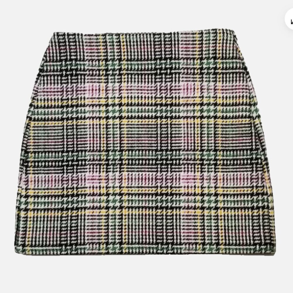 LOFT Wool Blend Straight Mini Skirt 6673E1M